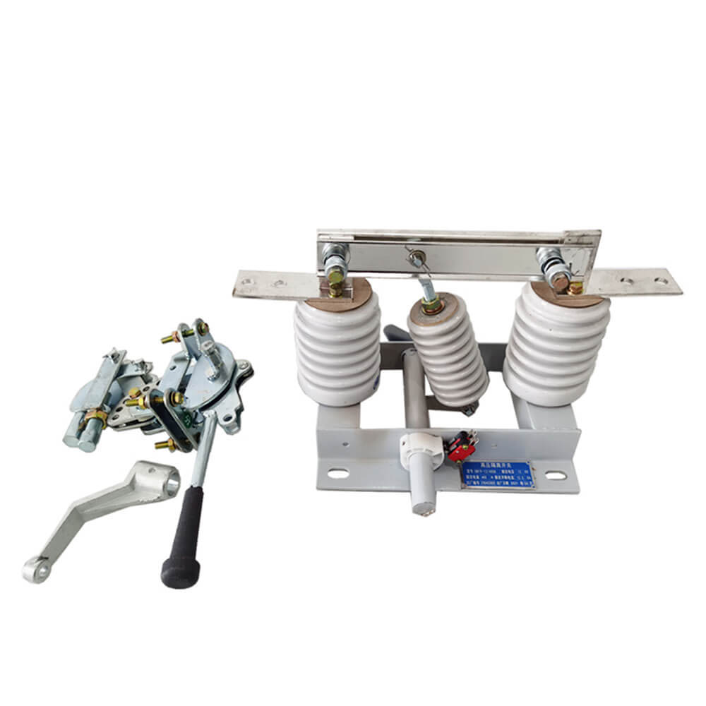 GN19-12 12KV 400A AC/DC مفتاح عزل قطب واحد مع آلية تشغيل 11 كيلو فولت عزل التبديل