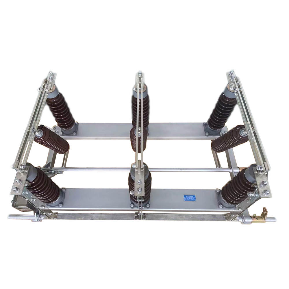 GW1 Type 12kV 24kV 40.5kV الجهد العالي العمود في الهواء الطلق عزل التبديل عزل 33KV مفاتيح فصل مع التأريض